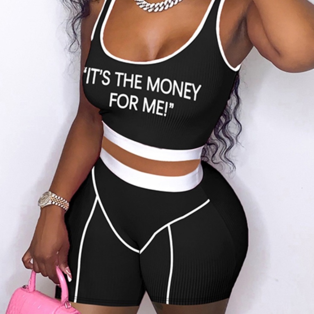 It’s the money for me 2 piece set